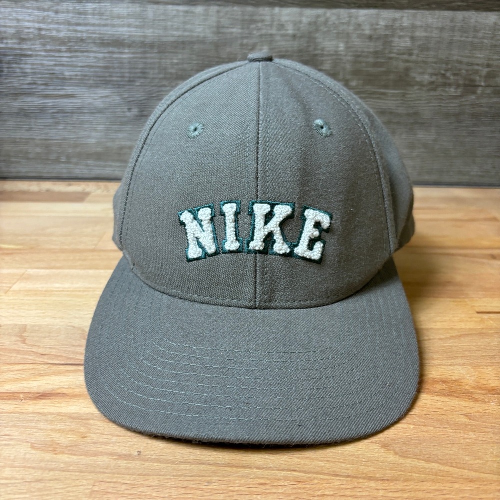 Vintage Nike Hat Cap Strap Gray‎ Stone Adjustable Casual Outdoors 90s
